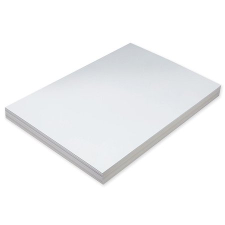 PACON CORPORATION Pacon 1537802 12 x 18 in. Super Heavyweight Tagboard; White - Pack of 100 1537802
